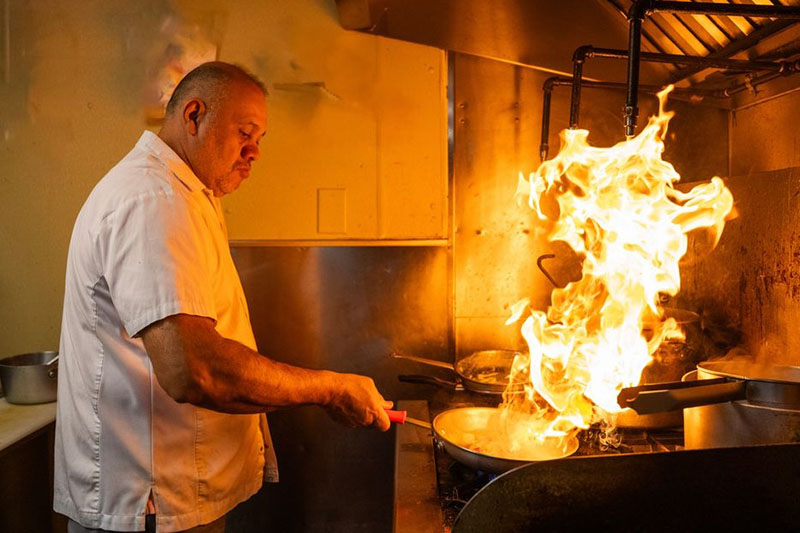 Chef Antonio Cooking